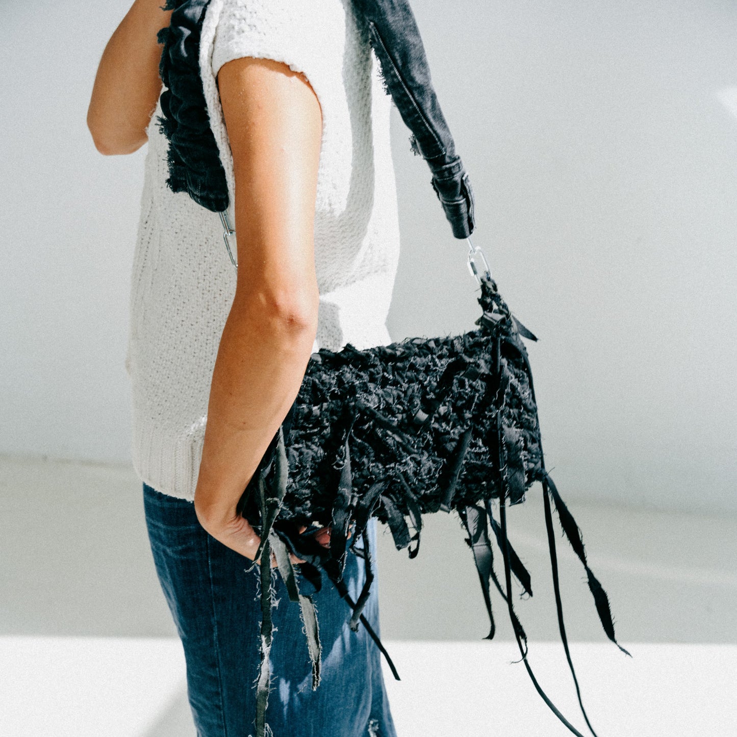 Denim Bag - Vintage Black