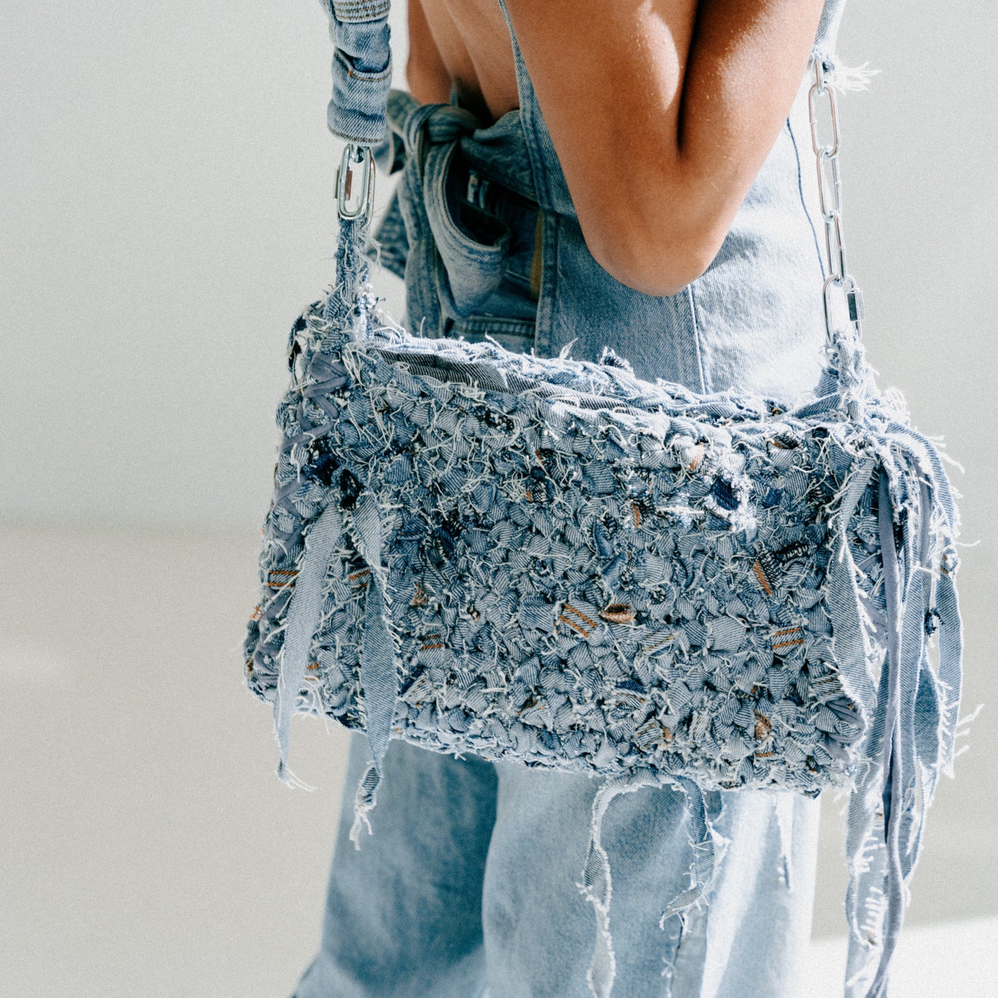 Denim Bag - Baby Blue