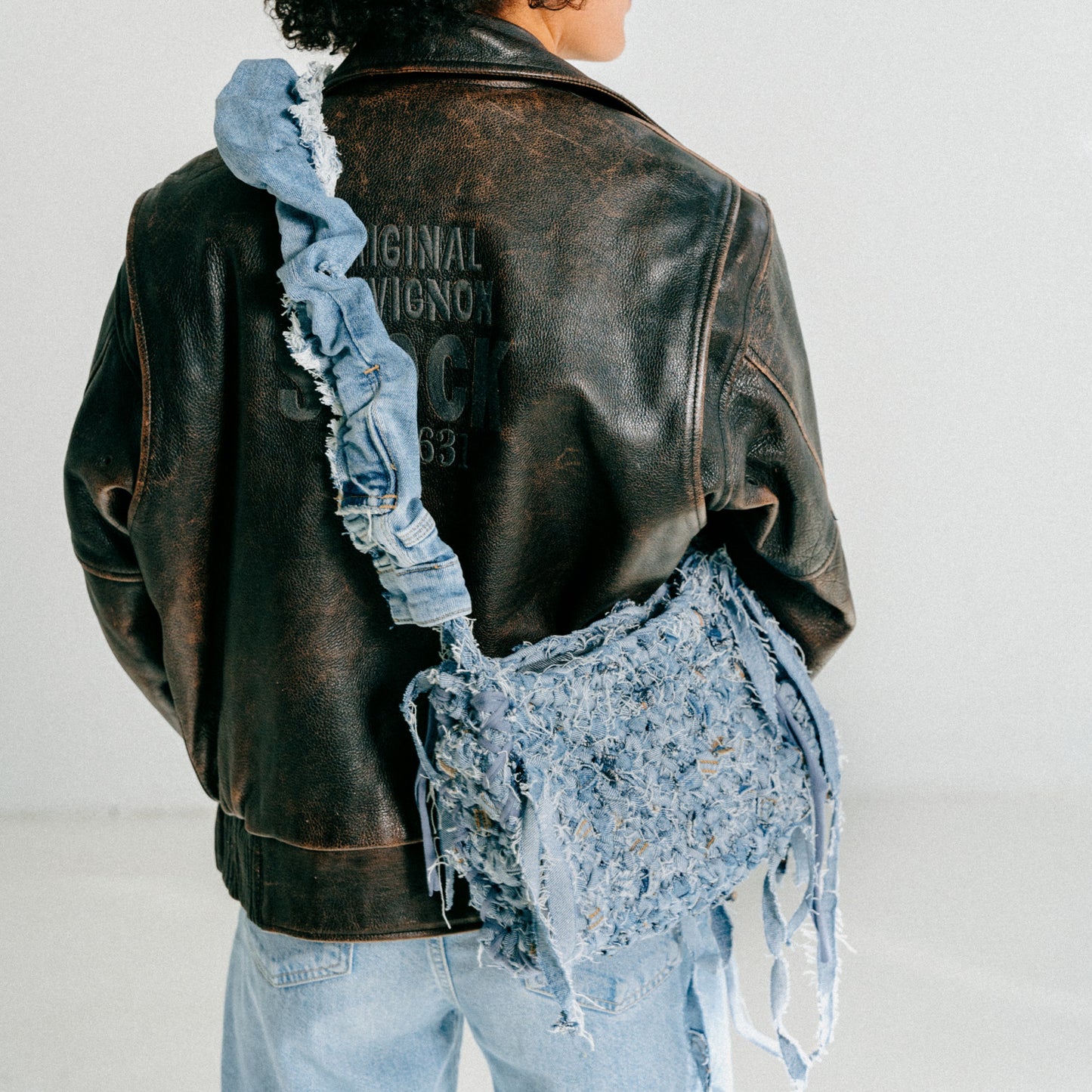 Denim Bag - Baby Blue